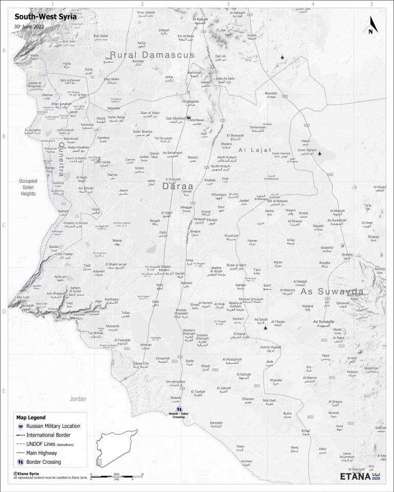 South Syria map