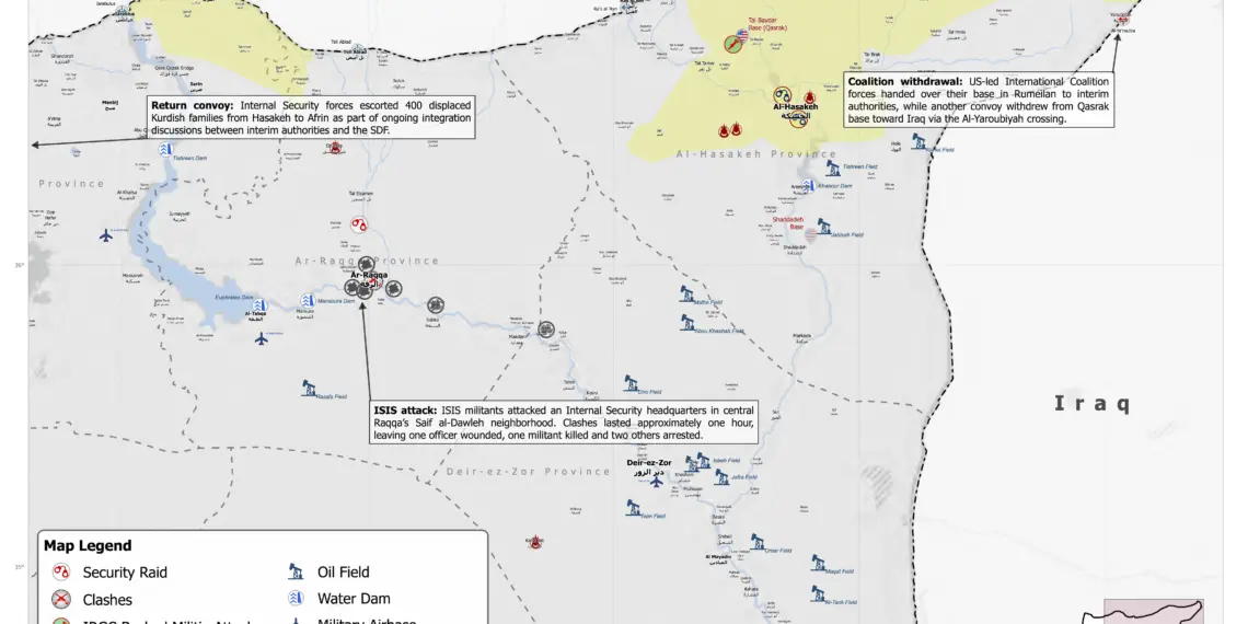 BRIEF: Recent developments in north-east Syria